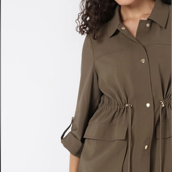 Zara Women's Olive Utility Jacket - Large - Picture 2 of 8